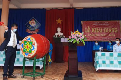 Không khí buổi lễ khai giảng năm học mới 2021-2022