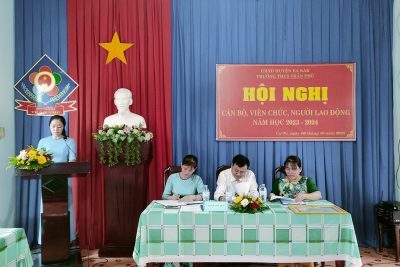 HỘI NGHỊ CÁN BỘ, VIÊN CHỨC NGƯỜI LAO ĐỘNG NĂM HỌC 2023-2024
